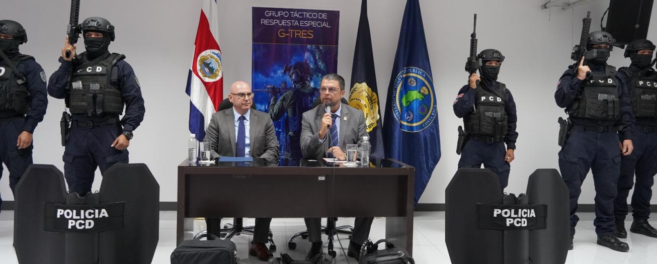 PCD cuenta con un nuevo Grupo Táctico de Respuesta Especial Antidrogas