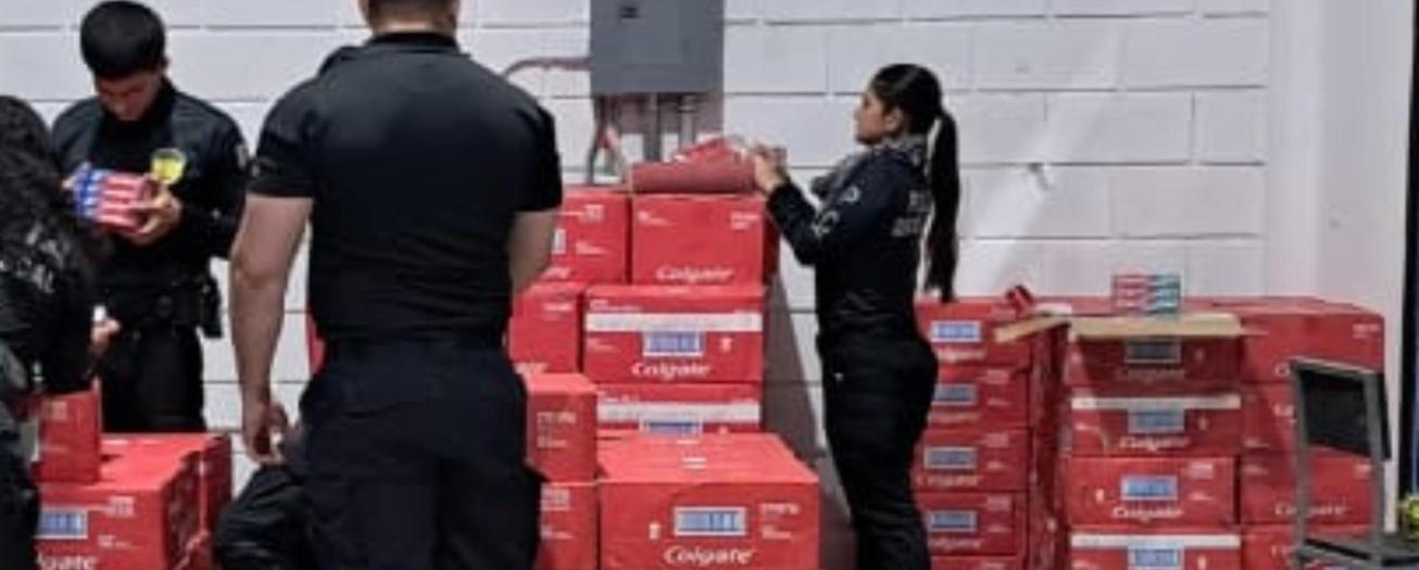Fuerza Pública incauta millonario cargamento de cremas dentales presuntamente contrabandeadas desde Nicaragua