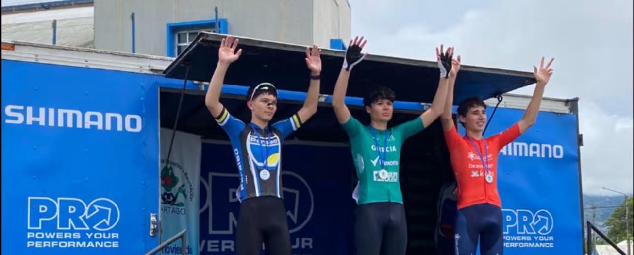 Asociación Ciclística Griega gana tres categorías en Critérium Cartago 