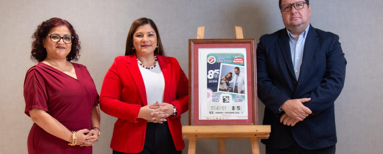CCSS y JPS develan billete de lotería por los 85 años de la institución