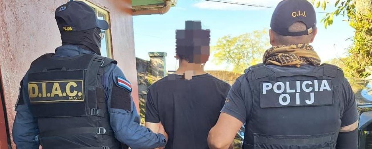 OIJ detiene a joven de 22 años por venta de drogas en Santa Gertrudis Sur