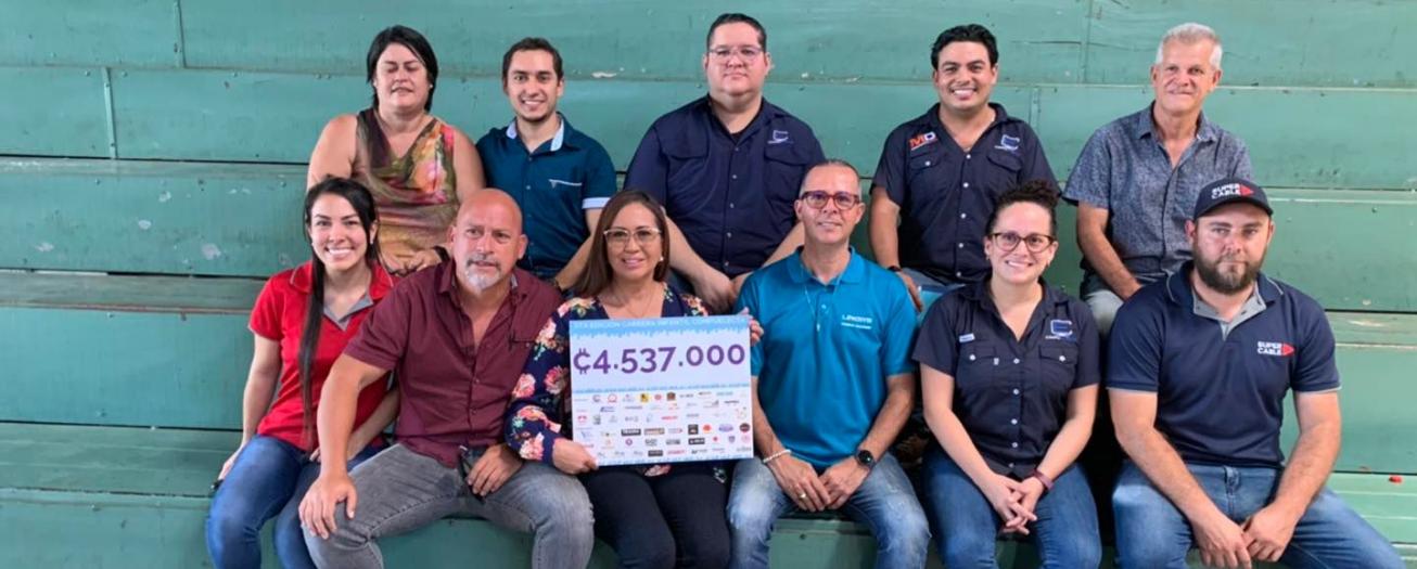 Compuelecta entrega  ¢4.537.000 a Centro de Enseñanza Especial tras carrera infantil 