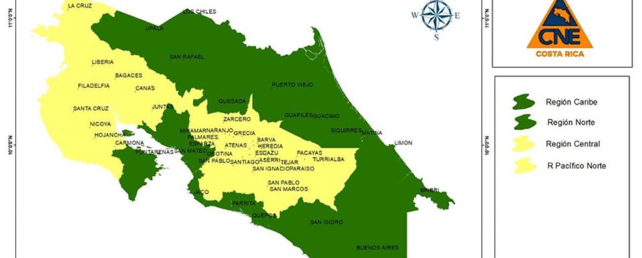 CNE mantiene alerta amarilla por fuertes vientos en el Valle Central  