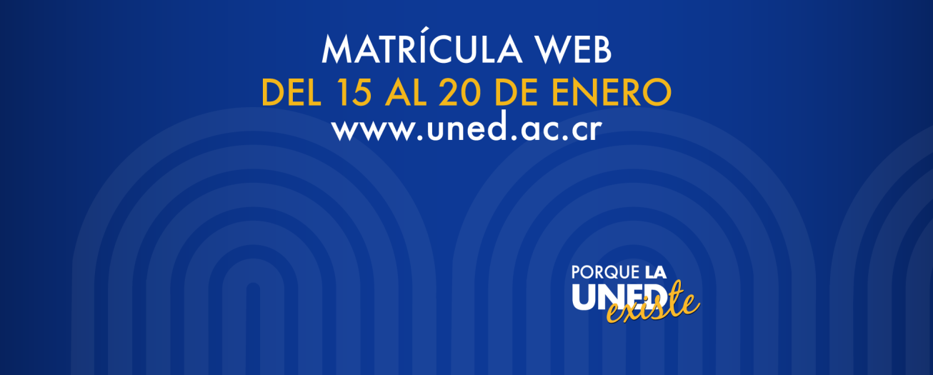 UNED inicia el 15 de enero su proceso de matrícula del primer cuatrimestre del 2024