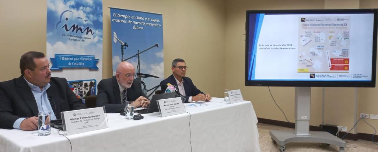 IMN presenta  pronóstico climático para el año 2024