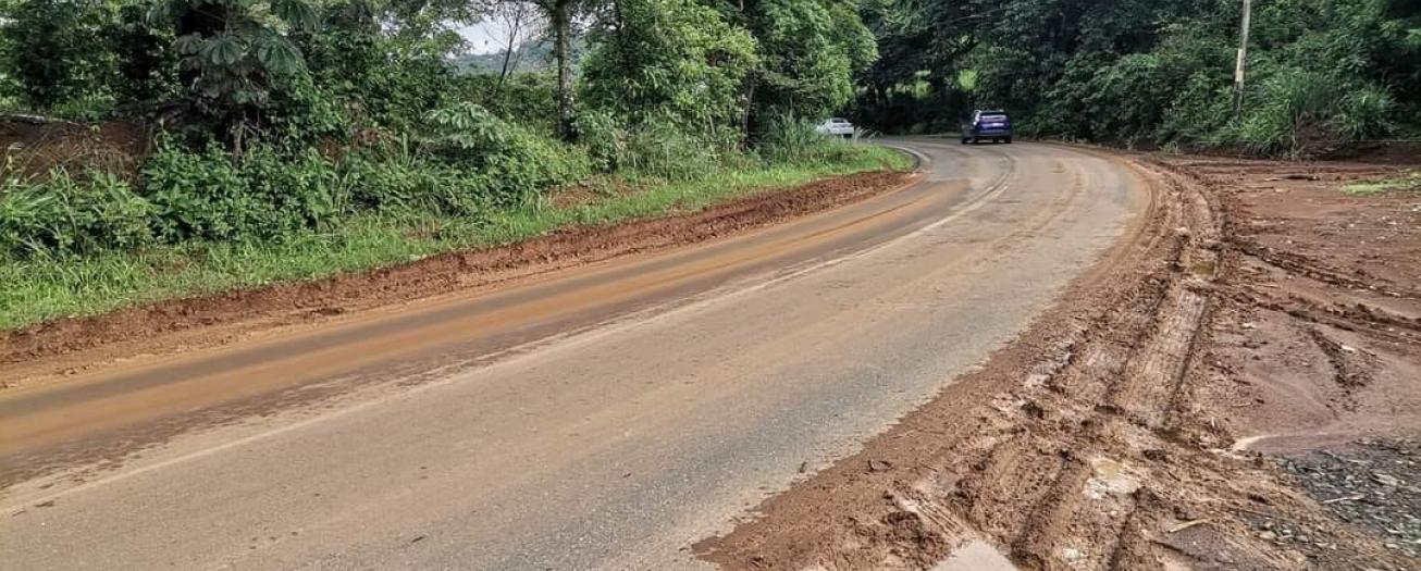 Municipalidad notifica a propietarios de fincas que provocan barreal en ruta nacional 118