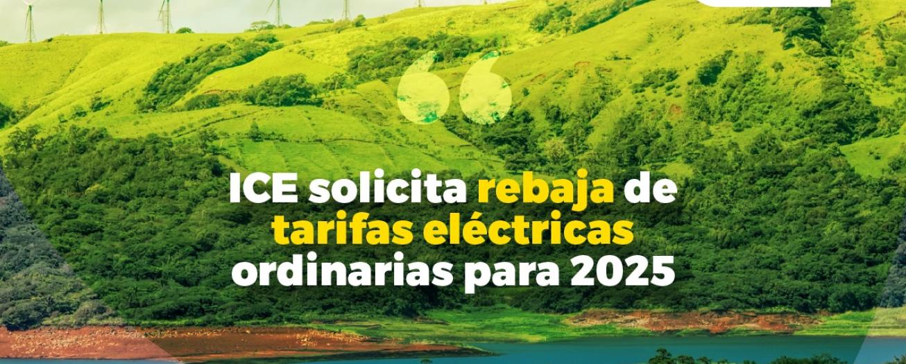 ICE solicita rebaja en tarifas eléctricas ordinarias para 2025