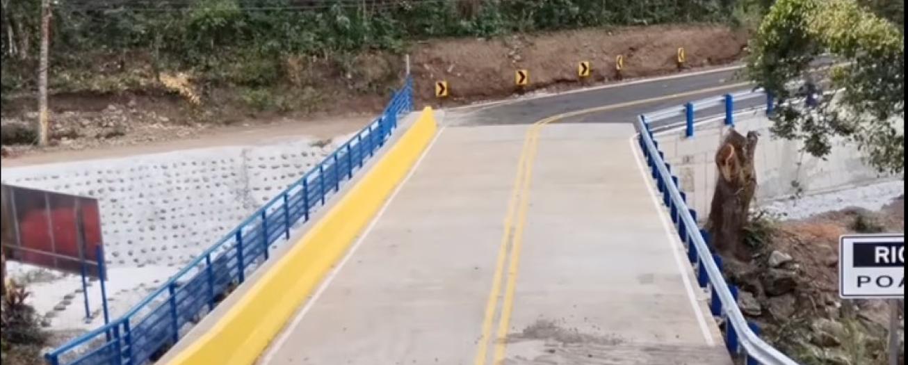 CNE entrega puente que conecta con mayor facilidad Poás y Alajuela