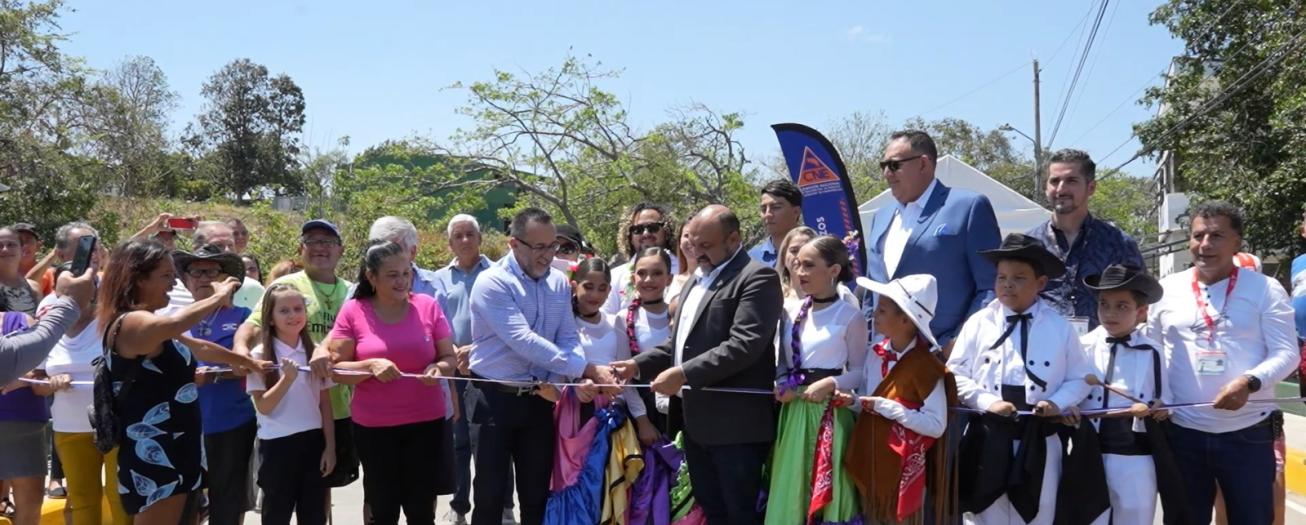 Más de 2000 familias de Calle El Urbano en Alajuela tienen nuevo paso vehicular 