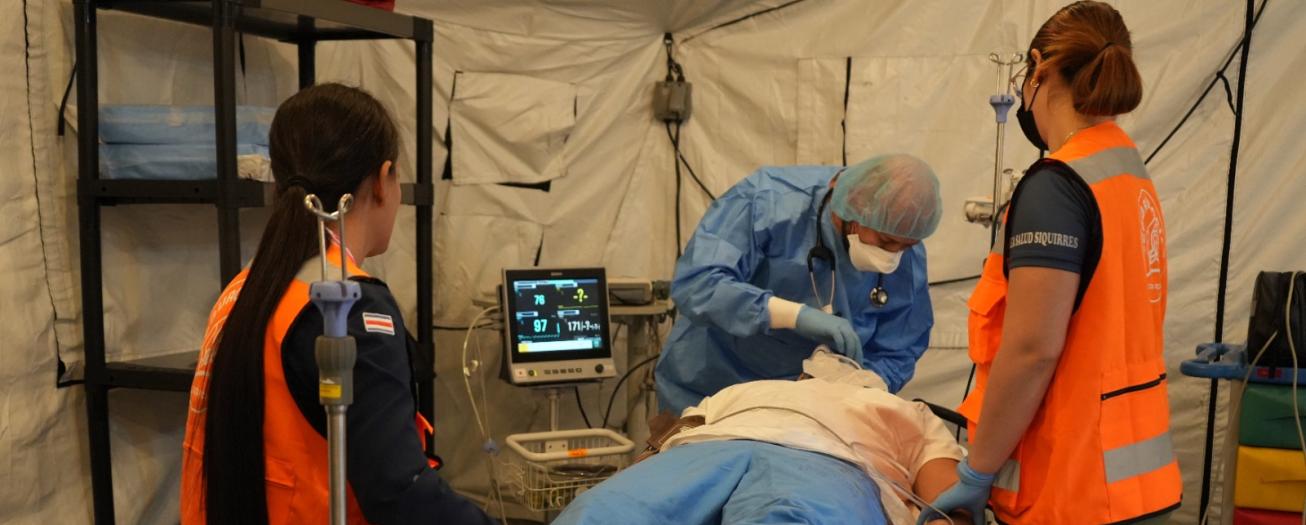 Costa Rica fortalece su capacidad para afrontar grandes emergencias 