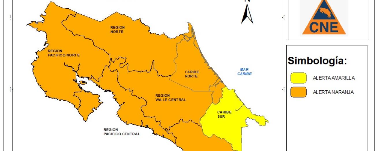 CNE eleva alertas ante emergencia por lluvias