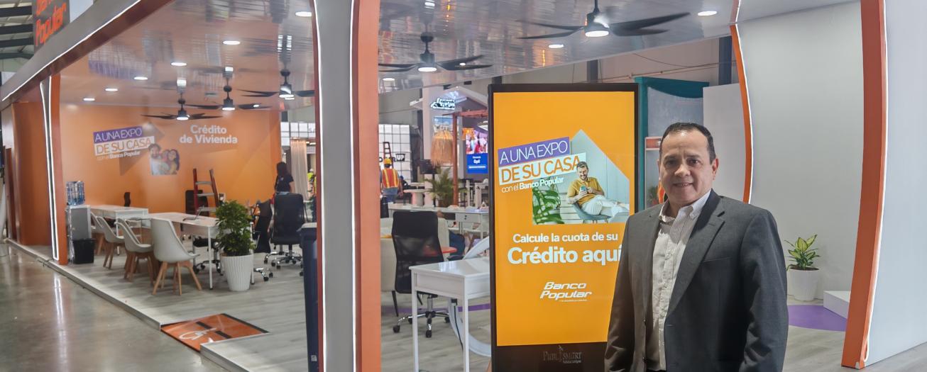 Banco Popular ofrece a las familias financiamiento hasta del 100% para vivienda en ExpoConstrucción 2026