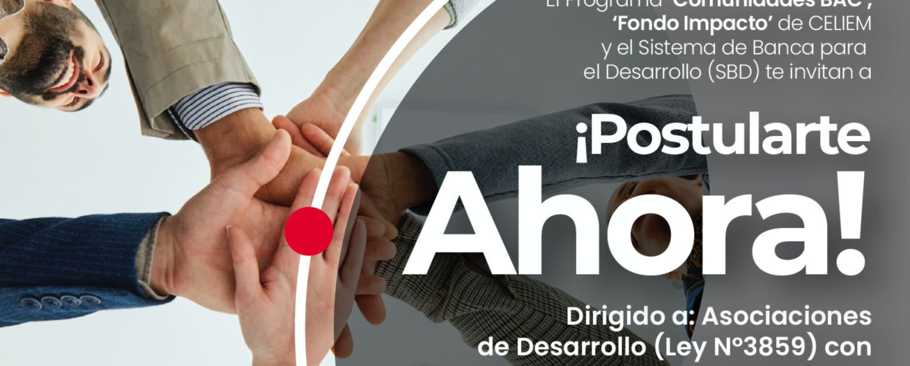 Habilitan fondos para asociaciones de desarrollo con proyectos productivos  