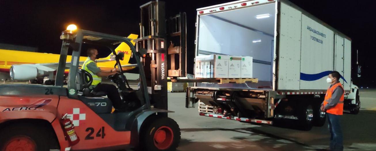 País recibe el tercer tracto de vacunas de la donación de EEUU