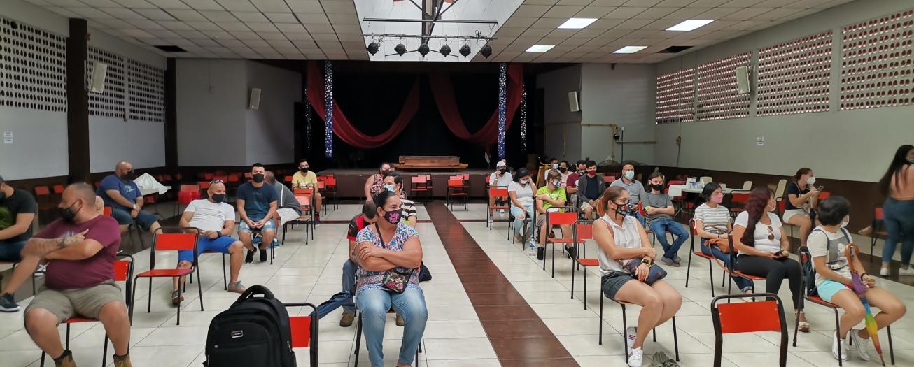 Área de Salud de Grecia vacuna entre sábado y domingo más de 2000 personas