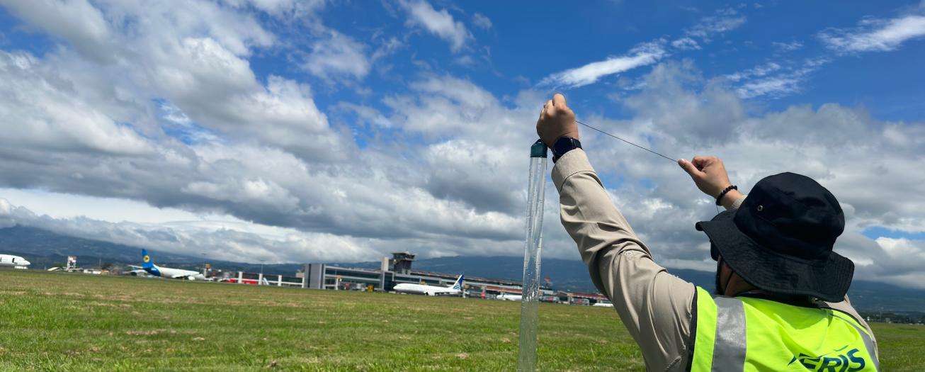 Aeropuerto Internacional Juan Santamaría reutiliza 1.743 m3 de agua de lluvia en su gestión sostenible del recurso hídrico 