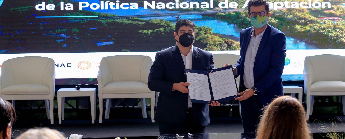 Costa Rica lanza su primer  Plan Nacional de Adaptación al Cambio Climático 