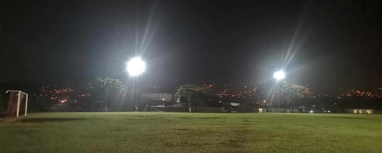 Plaza de Barrio Jiménez ya cuenta con iluminación