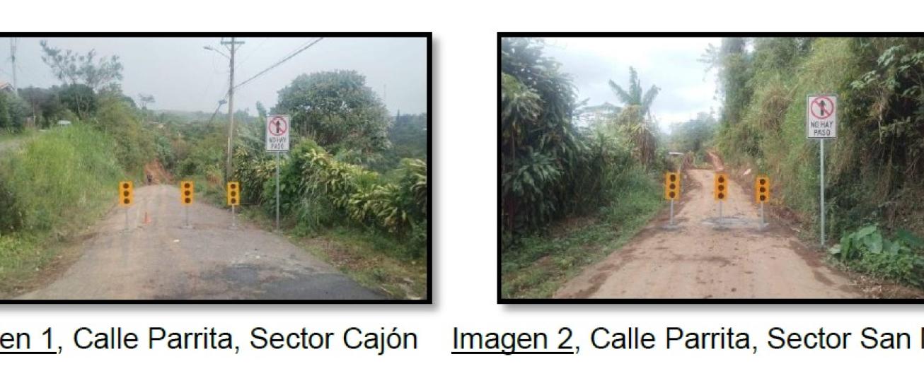 Municipalidad clausura de forma definitiva Calle Matapalo y Calle Parrita en el Cajón