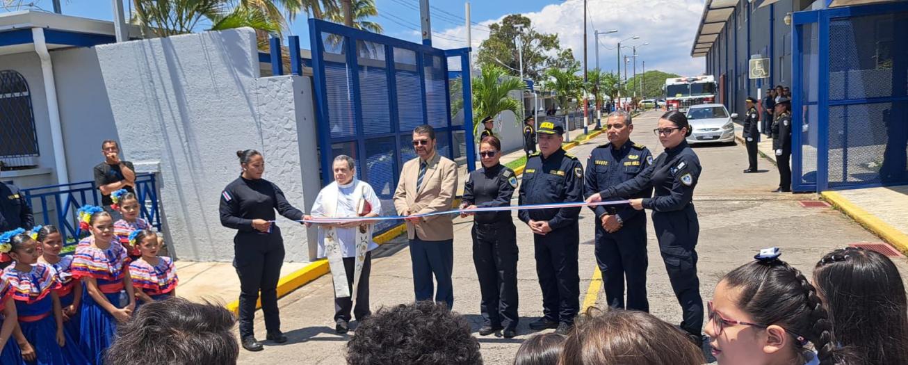 Fuerza Pública remodela la Dirección Regional de Alajuela