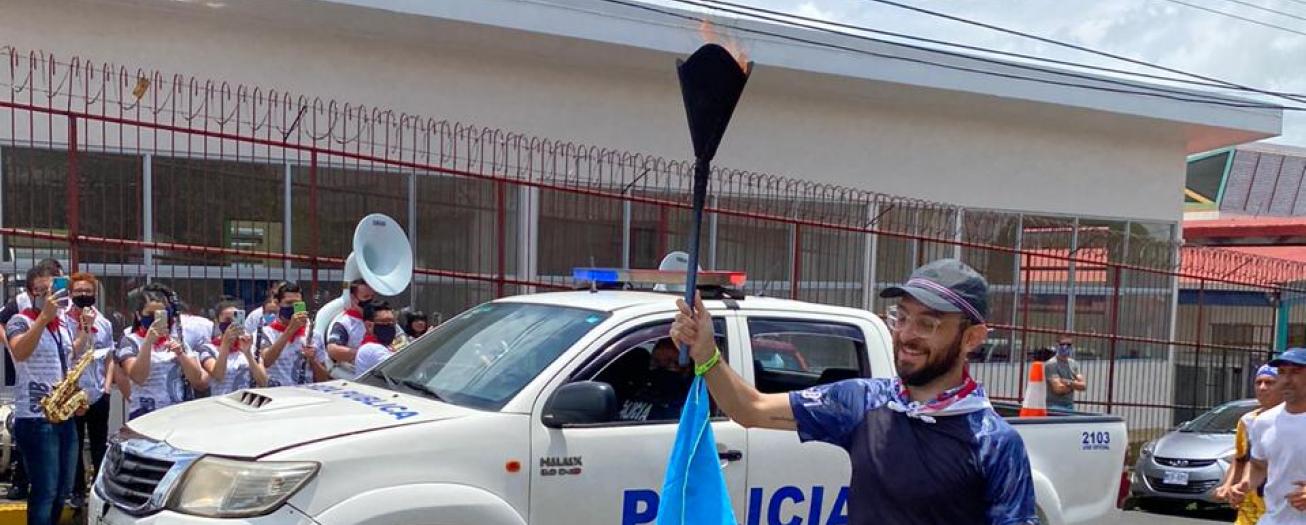 Municipalidades de Occidente recorrerán la antorcha de independencia  