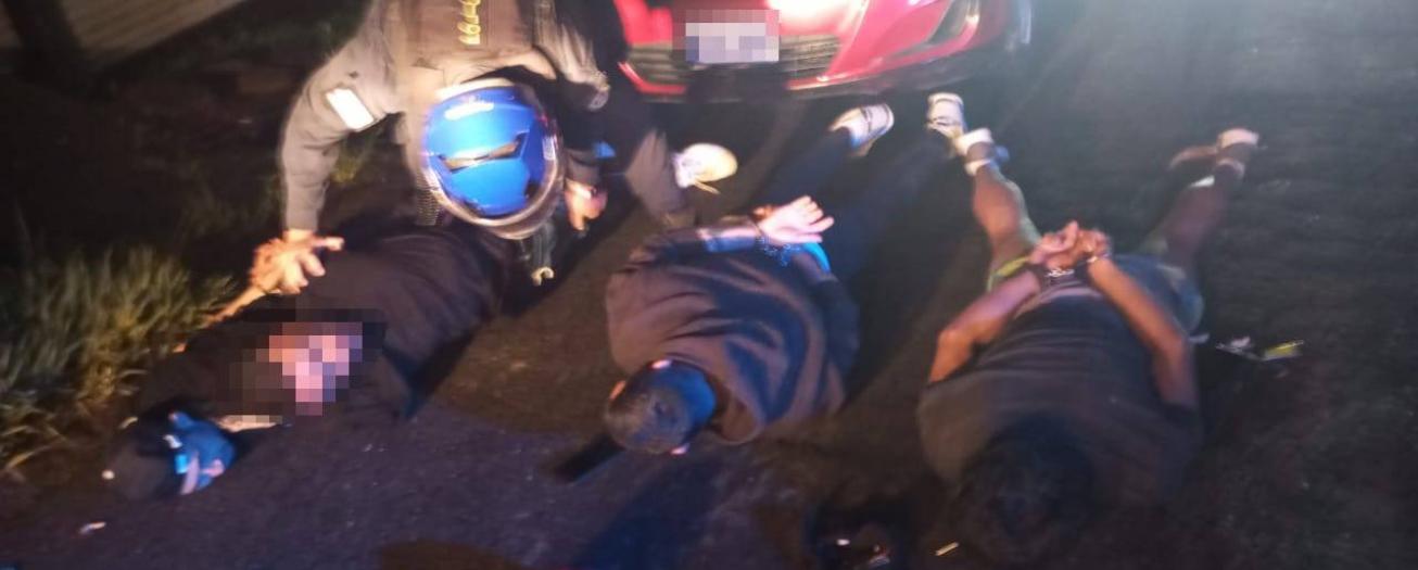 Fuerza Pública aprehende a cuatro sospechosos por tacha a local comercial y asalto a un ciudadano en Poás
