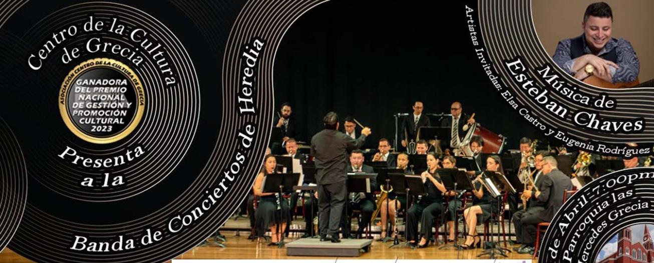 Centro de la Cultura de Grecia presenta a la Banda de Conciertos de Heredia