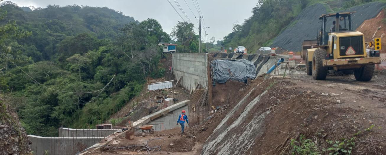 Trabajos de estabilización en Cambronero  estarán listos a inicios del segundo semestre 