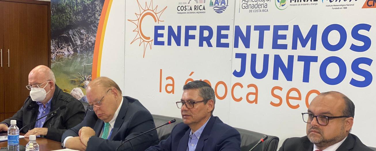 Instituciones del gobierno se unen para enfrentar la época seca