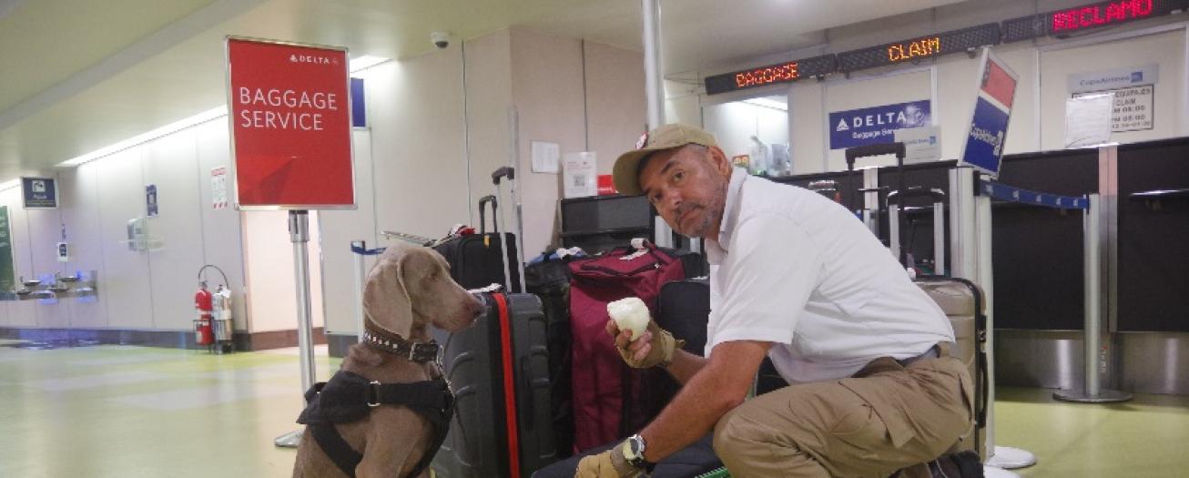 SENASA cuenta con su primer binomio canino en el Aeropuerto Juan Santamaría