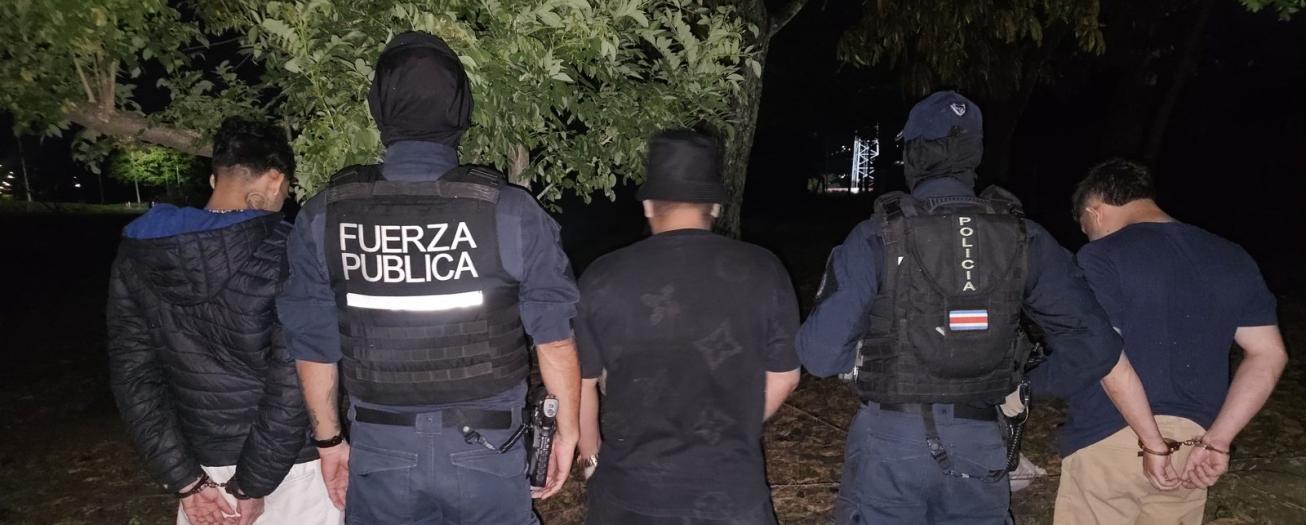 Fuerza Pública desarticula estructura vinculada a robo de vehículos en Alajuela