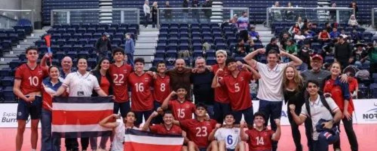 Costa Rica finaliza en la cuarta posición del Campeonato NORCECA U19 