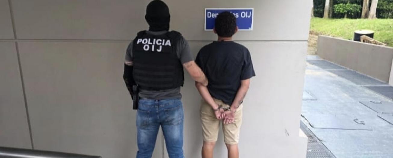 OIJ detiene a sujeto por venta de drogas en Tacares 