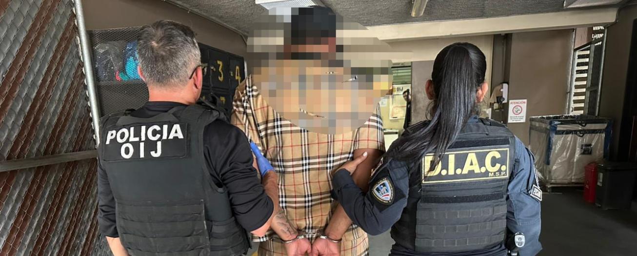 OIJ de Alajuela detiene a sujetos vinculados con el robo de contenedores 