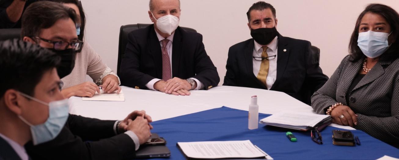 Figueres se reúne con la Alianza Evangélica Nacional   