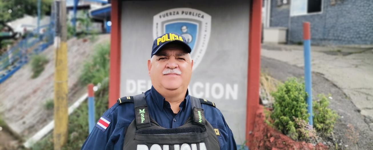 Teniente Carlos Jiménez regresa a la jefatura de la Fuerza Pública de Grecia