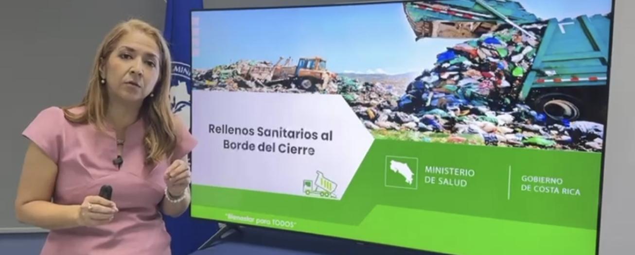 Salud informa sobre situación de rellenos sanitarios en el país