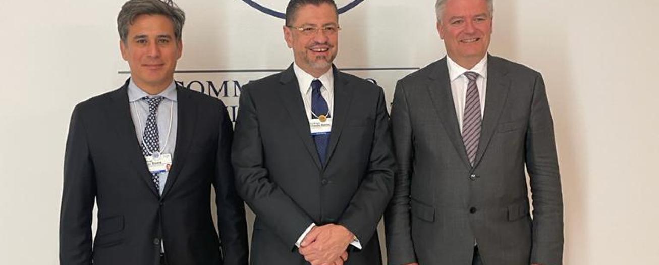 Costa Rica finaliza participación en el Foro Económico Mundial